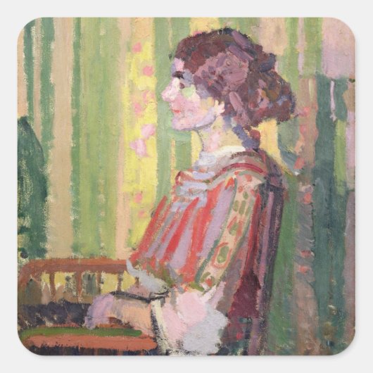 Robert Bevan, c.1913 (olie op doek) Vierkante Sticker (Voorkant)