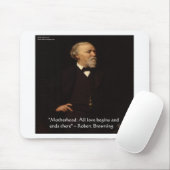 Robert Browning Famous Motherhood Quote Muismat (Met muis)
