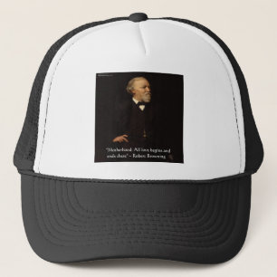 Robert Browning Famous Motherhood Quote Trucker Pet