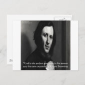 Robert Browning God Perfect Poet Quote Briefkaart (Voorkant / Achterkant)