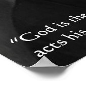 Robert Browning God Perfect Poet Quote Poster (Hoek)