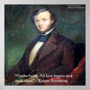 Robert Browning Moederdag Citaat Poster