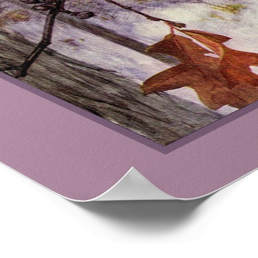 Robert Bruce Horsfall Blue Jay Faux Matte Poster (Hoek)