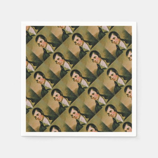 Robert Burn, die Burn's avond viert Servetten (Voorkant)