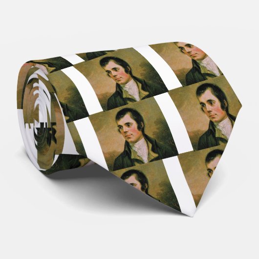 Robert Burn, die Burn's avond viert Stropdas (Opgerold)