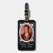 Robert Burns Bagagelabel (Voorkant verticaal)