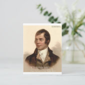 Robert Burns beroemde quote Briefkaart (Staand voorkant)