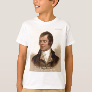 Robert Burns beroemde quote T-shirt