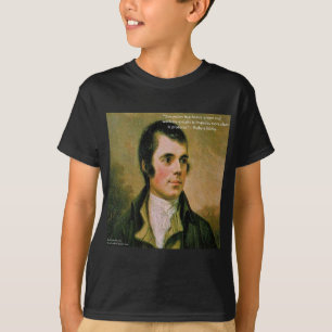 Robert Burns & beroemde verdenking citaat T-shirt