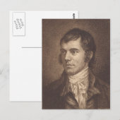 Robert Burns Briefkaart (Voorkant / Achterkant)