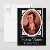 Robert Burns Briefkaart (Voorkant / Achterkant)