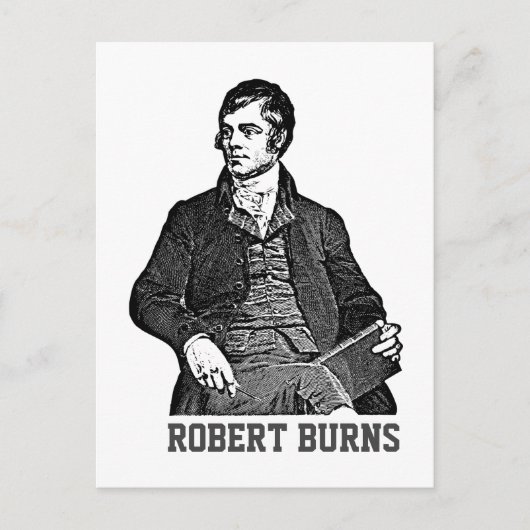 Robert Burns Briefkaart (Voorkant)