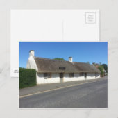 Robert Burns Cottage, Alloway, Ayrshire, Schotland Briefkaart (Voorkant / Achterkant)