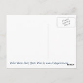 Robert Burns Daisy Quote Briefkaart (Achterkant)