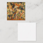 Robert Burns - De Jacht (Diana en haar nymfen) Vierkante Visitekaartje (Voorkant / Achterkant)