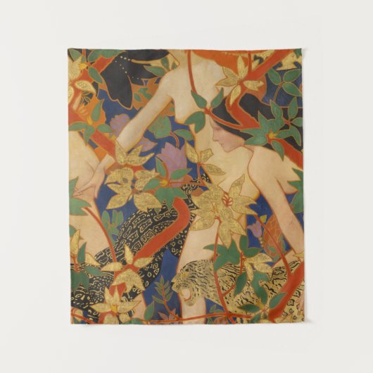 Robert Burns - De Jacht (Diana en haar nymfen) Wandkleed (Voorkant)