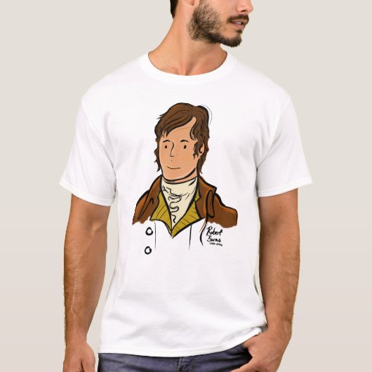Robert Burns, de nationale dichter van Schotland T-shirt (Voorkant)
