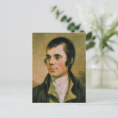 Robert Burns, die Burn's avond vieren Briefkaart (Staand voorkant)