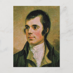 Robert Burns, die Burn's avond vieren Briefkaart