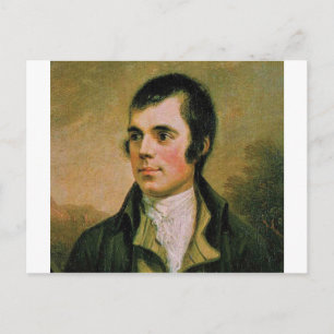 Robert Burns, die Burn's avond vieren Briefkaart
