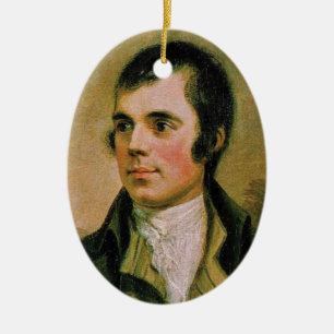 Robert Burns, die Burn's avond vieren Keramisch Ornament