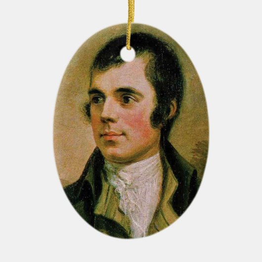 Robert Burns, die Burn's avond vieren Keramisch Ornament (Voorkant)