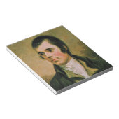 Robert Burns, die Burn's avond vieren Notitieblok (Schuin)