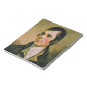 Robert Burns, die Burn's avond vieren Notitieblok (Linkerzijde)