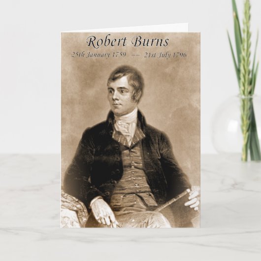 ROBERT BURNS KAART (Voorkant)