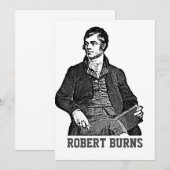 Robert Burns Kaart (Voorkant / Achterkant)