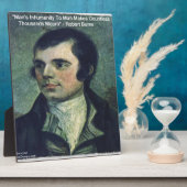 Robert Burns "Man's Inhumanity" Citaat Cadeaus Fotoplaat (Zijkant)