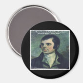 Robert Burns "Man's Onmenselijkheid" Citaat Cadeau Magneet (Voorkant / Achterkant)