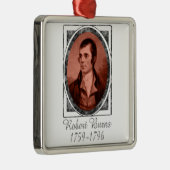 Robert Burns Metalen Ornament (Rechts)