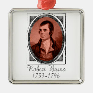 Robert Burns Metalen Ornament