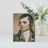 Robert Burns Portrait Briefkaart (Staand voorkant)