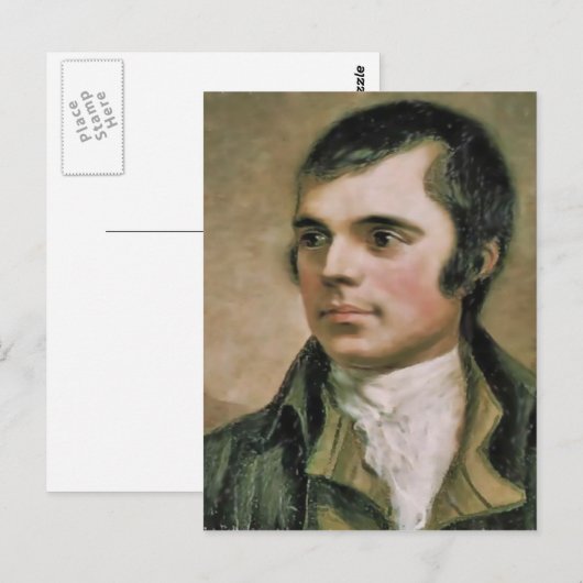 Robert Burns Portrait Briefkaart (Voorkant / Achterkant)