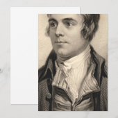 Robert Burns Portrait Kaart (Voorkant / Achterkant)