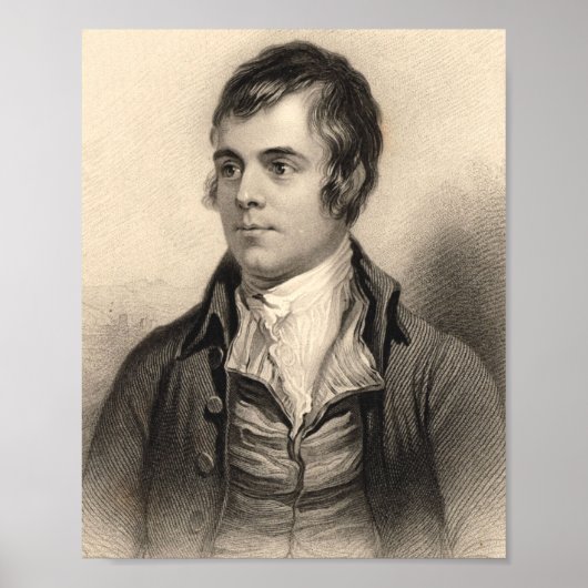 Robert Burns Portrait Poster (Voorkant)
