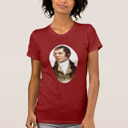 Robert Burns Portrait T-Shirt (Voorkant)