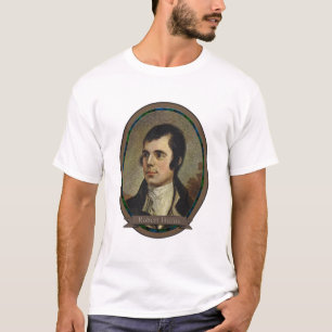 Robert Burns, portret van de Schotse Nationale Raa T-shirt