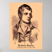 Robert Burns Poster (Voorkant)