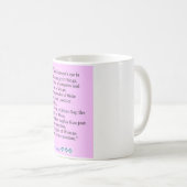 Robert Burns Quote, rechten van de vrouw Koffiemok (Voorkant rechts)