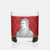 Robert Burns Red Tartan Whisky Glas (Voorkant)