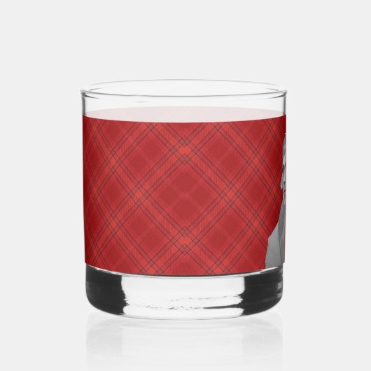 Robert Burns Red Tartan Whisky Glas (Rechts)