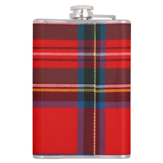 Robert Burns Royal Stewart Plaid Jan 25 Cocktail Heupfles (Achterkant)