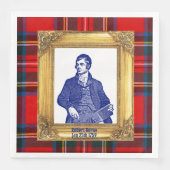 Robert Burns Royal Stewart Plaid Jan 25 Servet (Voorkant)