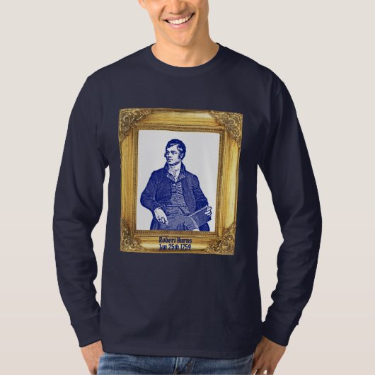 Robert Burns Royal Stewart Plaid Jan 25 T-shirt (Voorkant)