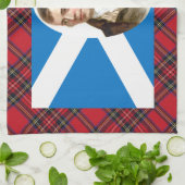 Robert Burns Scottish Flag Tartan Tea Towel Theedoek (Gevouwen)