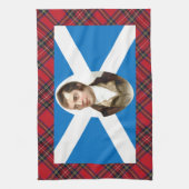 Robert Burns Scottish Flag Tartan Tea Towel Theedoek (Verticaal)