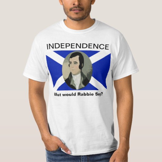 Robert Burns Scottish Independence Tshirt (Voorkant)